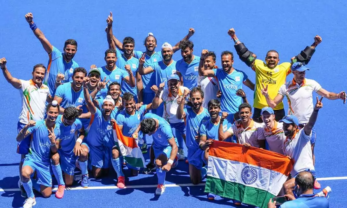 Indian mens hockey team climb to No. 4