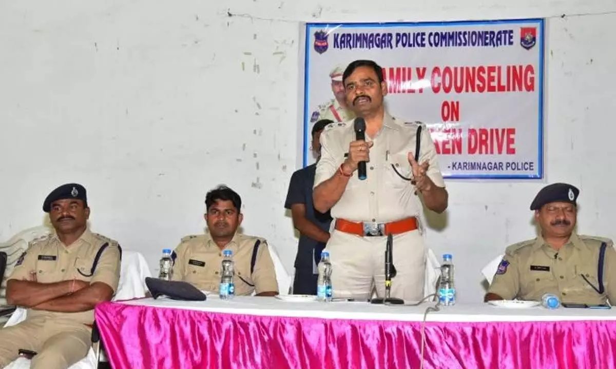 CP L Subbarayudu speaking at a programme in Karimnagar on Thursday