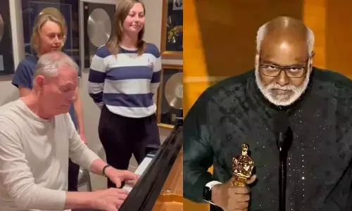 Keeravani gets a surprise from his idol Richard Carpenter