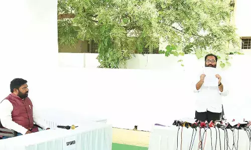 Nellore rural MLA K Sridhar Reddy conducting mock Assembly in Nellore on Thursday