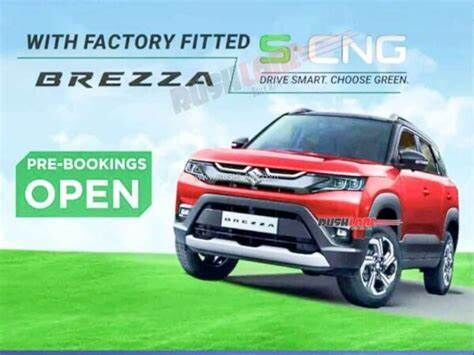 Maruti Suzuki Launched CNG Version of Brezza in India,: Start price @Rs. 9.14 lakh(ex-showroom)