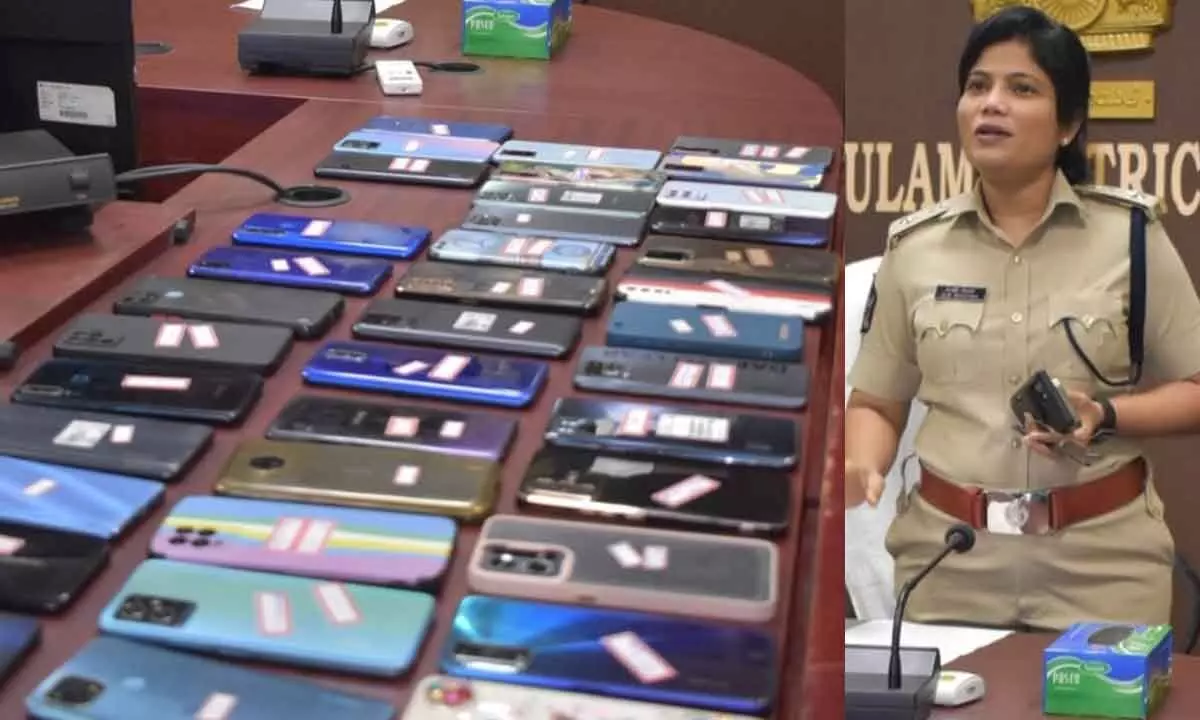 Police recover 150 mobile phones