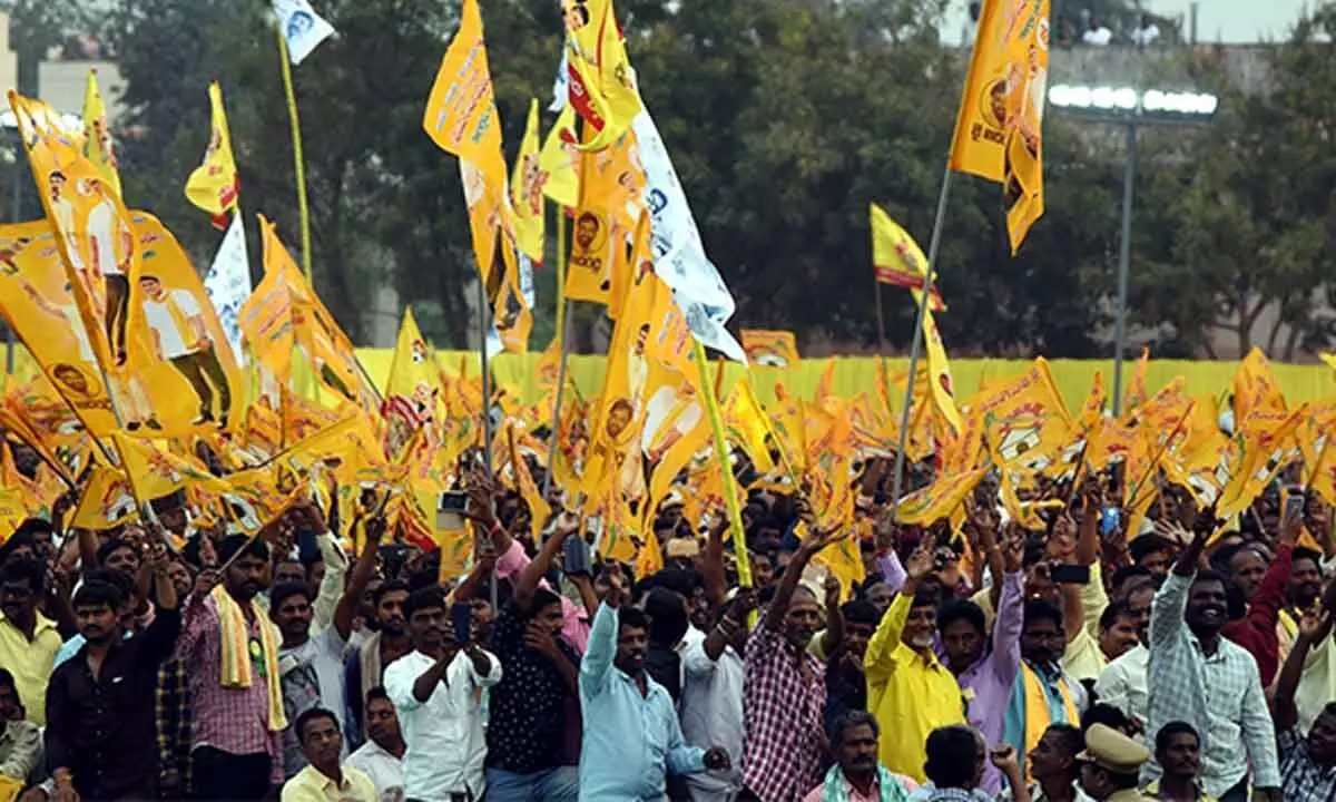 TDP establishes its lead in 108 constituencies