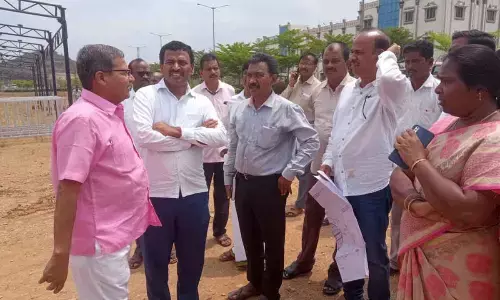 TTD JEO inspects arrangements for Kodanda Ramaswamy Brahmotsavams