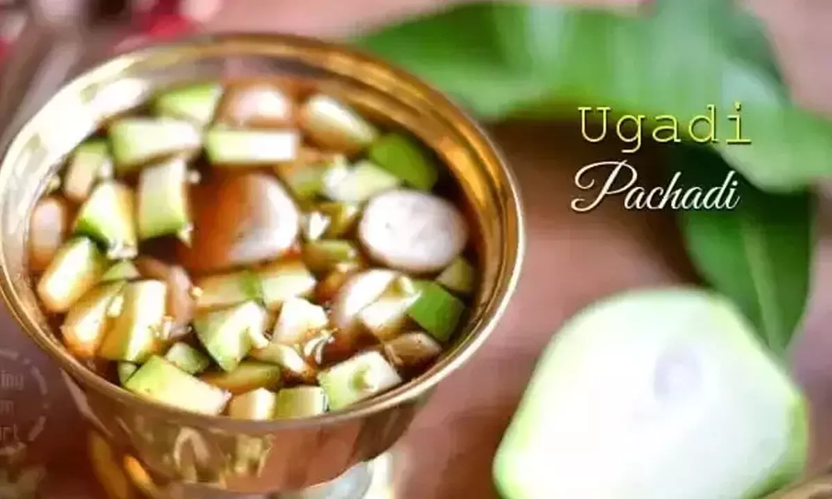 Ugadi pachadi has got six different taste