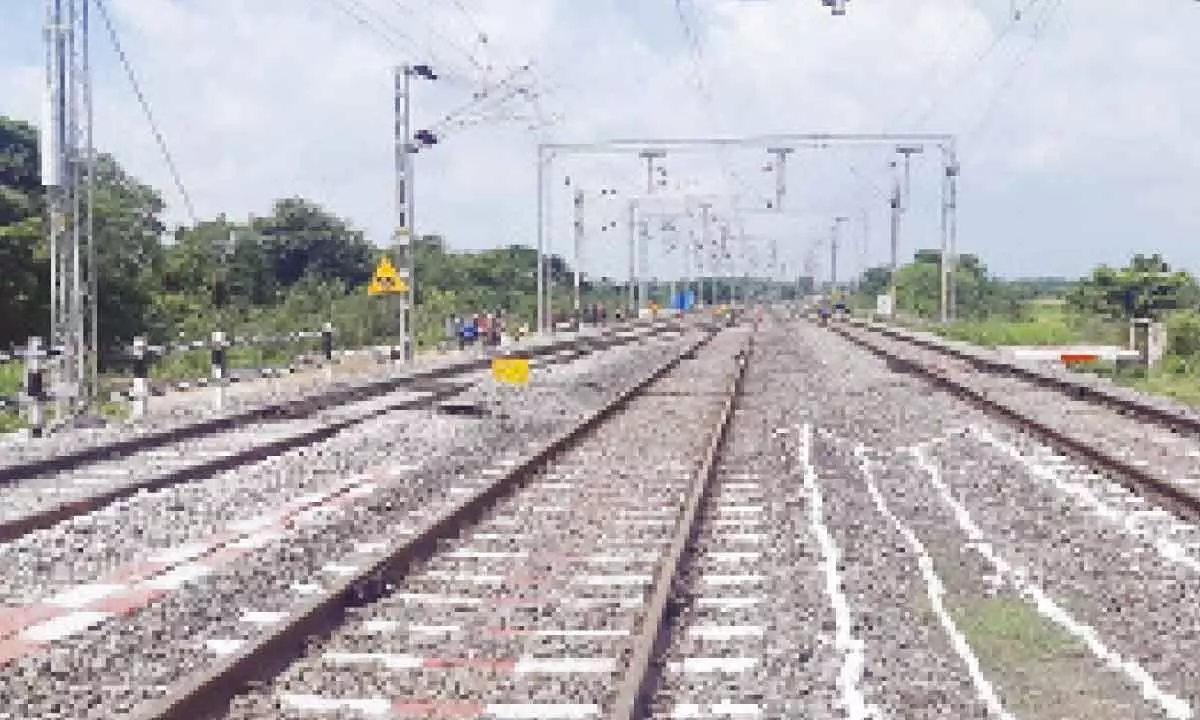 3rd railway line between Manubolu, Nellore section commissioned