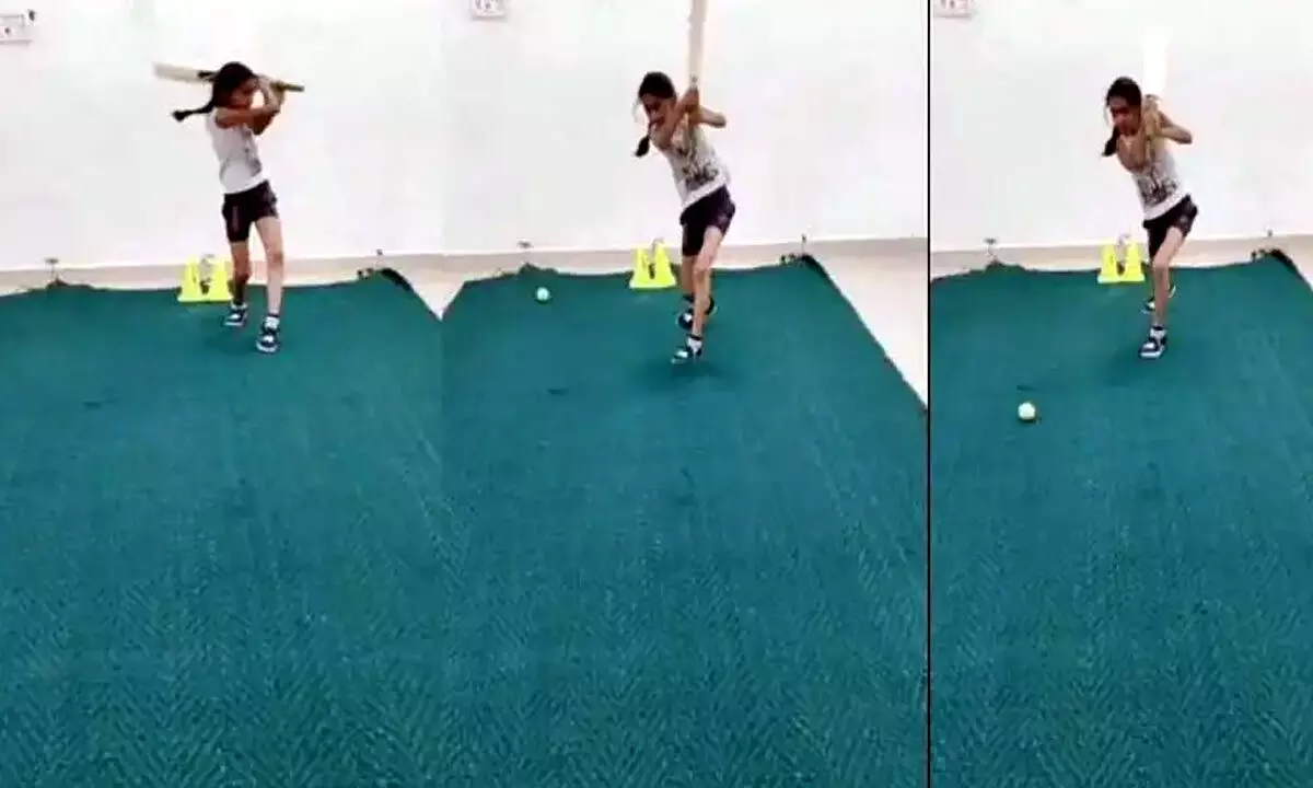 Watch The Trending Video Of Little Girl Hitting Perfect Shots In Nets