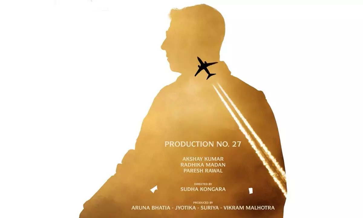 The Hindi remake of the Soorarai Potru movie has Akshay Kumar and Radhika Madan in the lead roles!