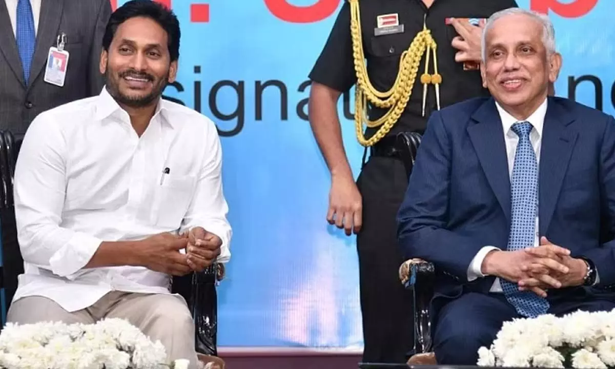 Chief Minister YS Jagan Mohan Reddy and Governor S Abdul Nazeer