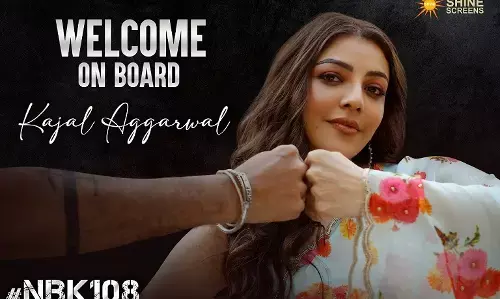 Photo Discussion: Kajal Aggarwal joins NBK-Anil Ravipudis film