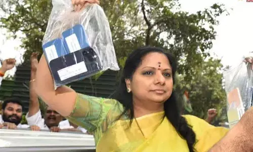 Kavitha nails ED claim on destroying mobiles