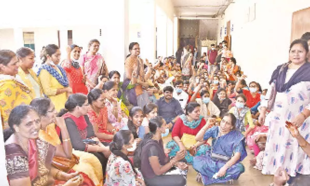 NIMS nurses strike work, demand directors scalp