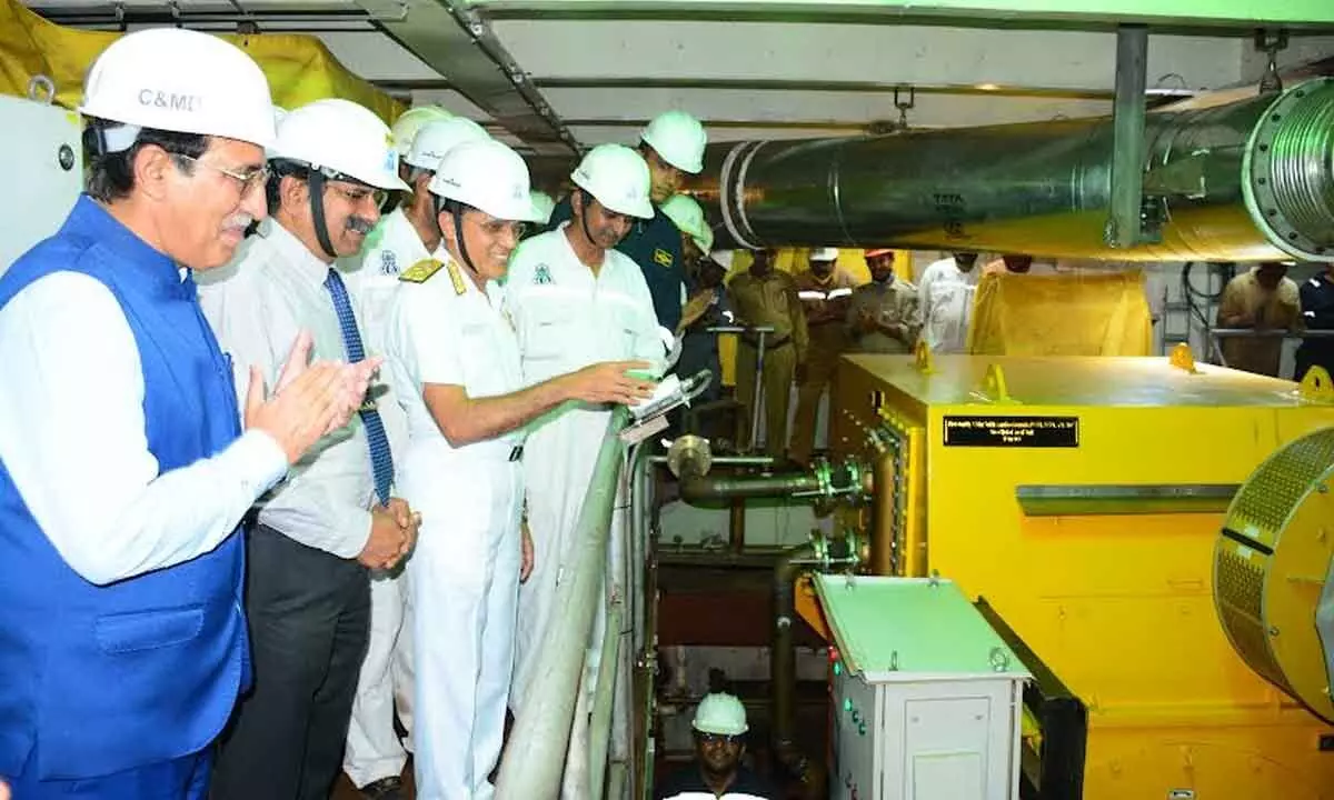 VCNS made 1st start to 2MW diesel generator at HSL