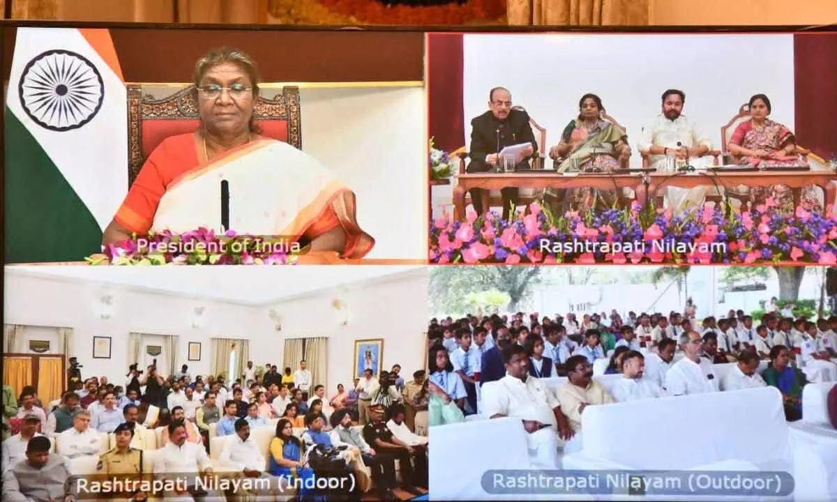President Droupadi Murmu opens Rashtrapati Nilayam for public