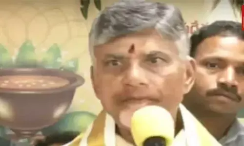 Chandrababu participates in Ugadi celebrations at Mangalagiri TDP office