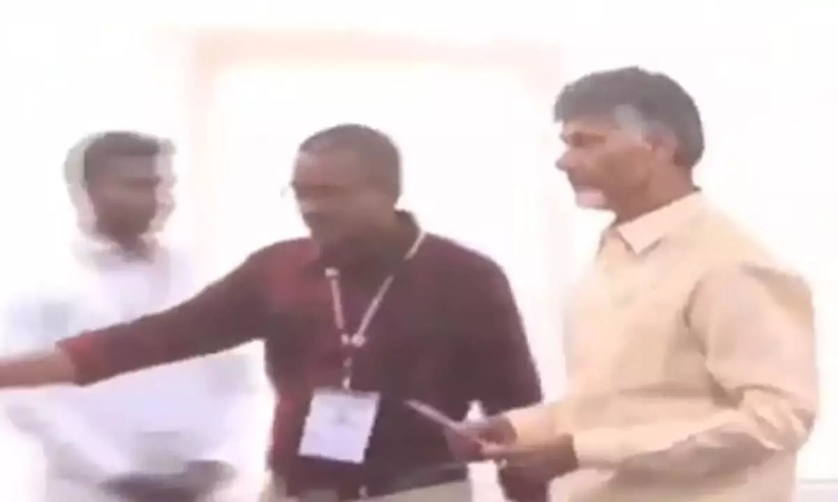 Andhra Pradesh: MLC elections continue, Chandrababu exercises his right to vote