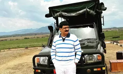 Malkajgiri MLA Mynampally Hanumantha Rao on a trip in an East African country