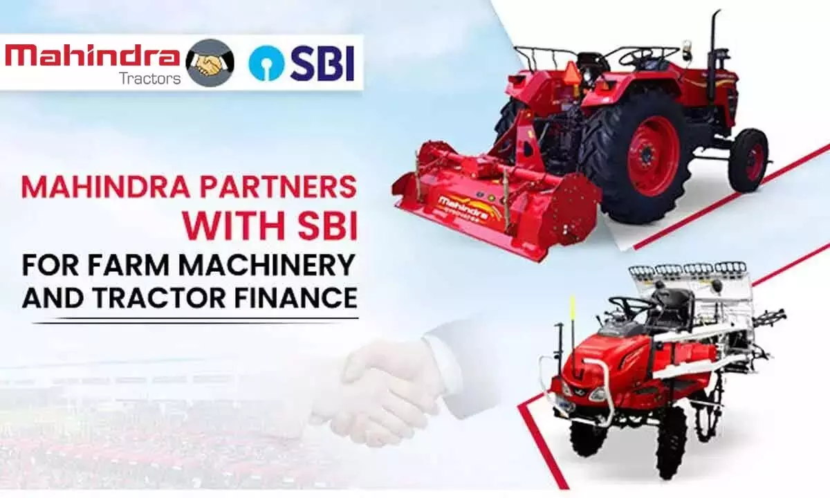 Mahindra, SBI tie up for tractor loans