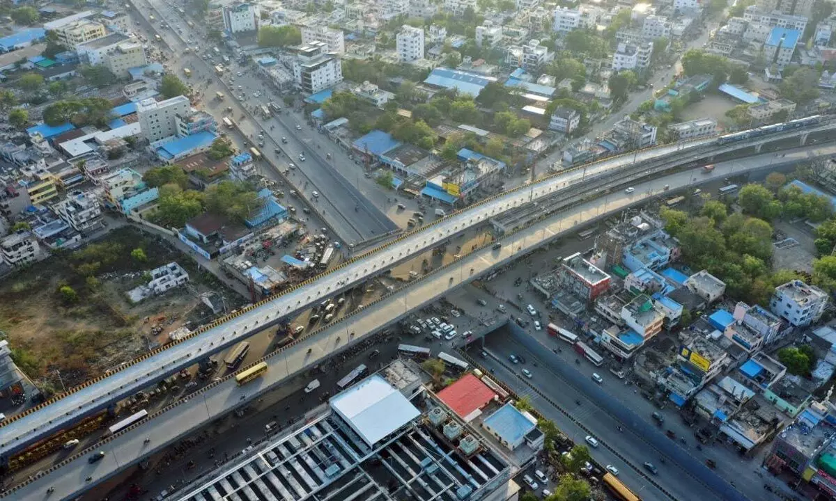 KT Rama Rao is slated to inaugurate the LB Nagar RHS flyover on Saturday