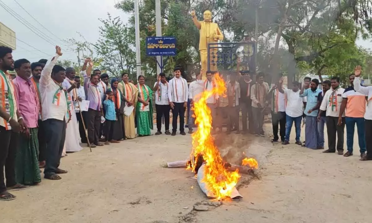 Protest held in Wanaparthy district
