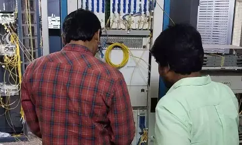 Fire at BSNL head office paralyses services in district