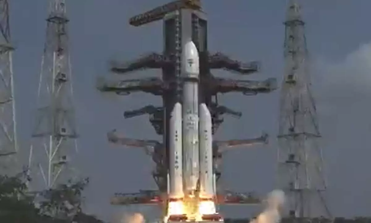 Andhra Pradesh: GSLV Mark 3-M3 Rocket launched into space from SHAR in Tirupati