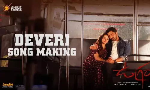 The Making Video Of Deveri Song From Allari Naresh And Mirnaas Ugram Movie Is Out
