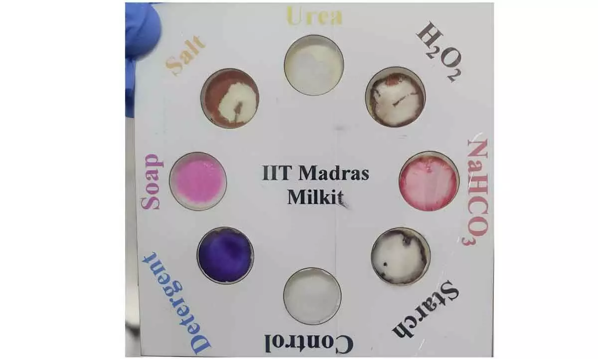 IIT Ms 3D portable device to detect milk adulteration