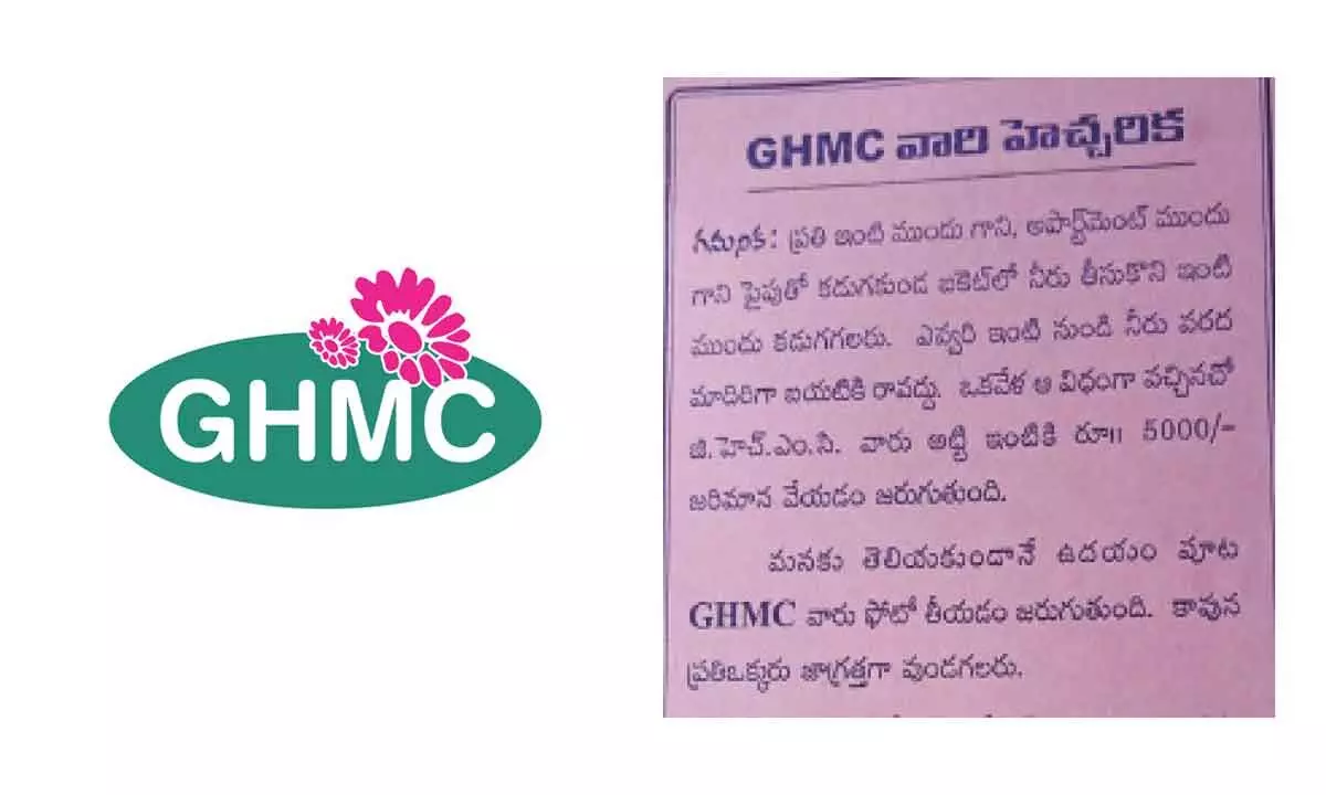 GHMC out to impose fines for wasting water, damaging roads