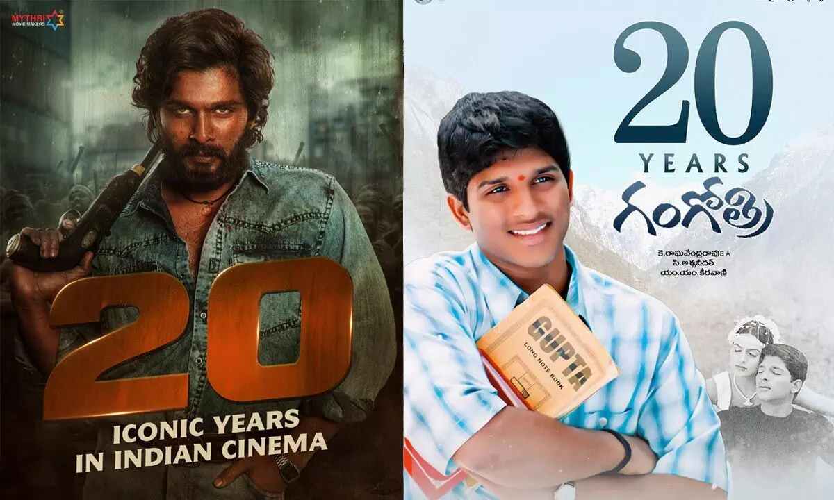 Allu Arjun completed 20 successful years in the film industry!
