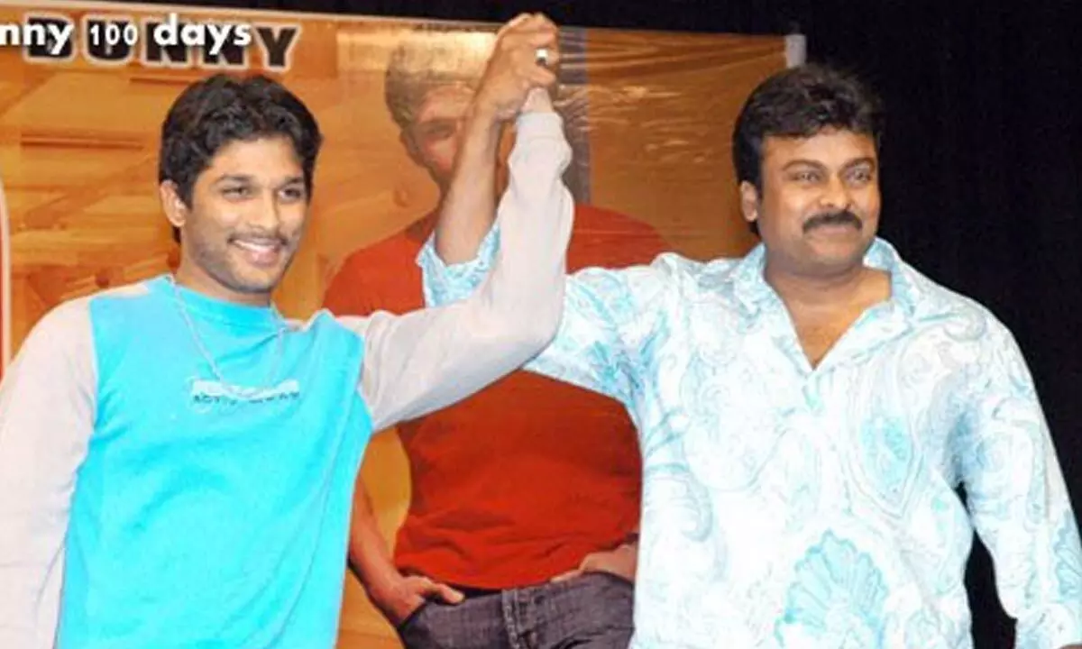 Megastar Chiranjeevi Congratulates Allu Arjun On The Occasion Of Completing 20 Successful Years In The Film Industry