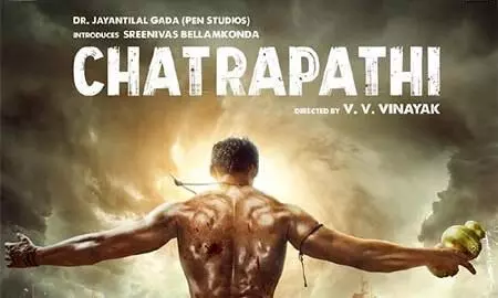 Hindi Teaser of Chatrapathi Remake starring Bellamkonda Sreenivas Being Screened in Dasara Theatres
