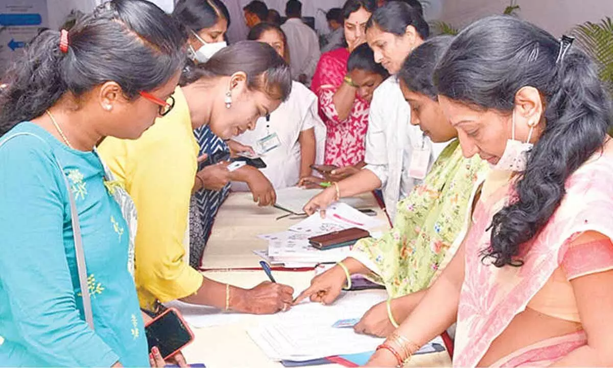 Health camp for women scribes in City draws good response