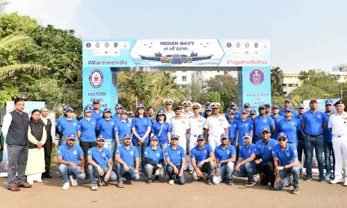 Visakhapatnam: Sam No Varunah Car Rally flagged off