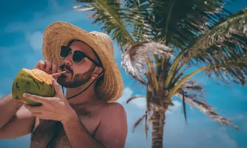 Stay hydrated with tender coconut water