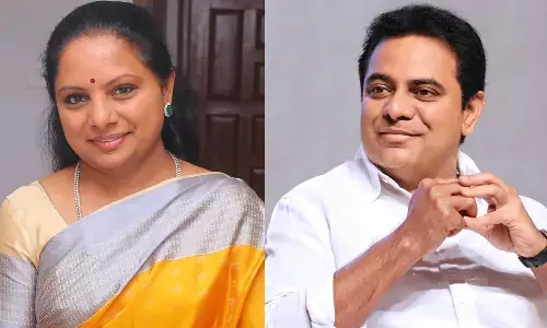 Kalvakuntla Kavitha and KTR