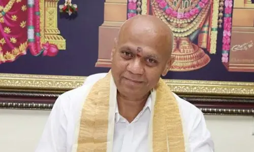 TTD EO inspects arrangements for Kalyana Mahotsavam at Vontimitta