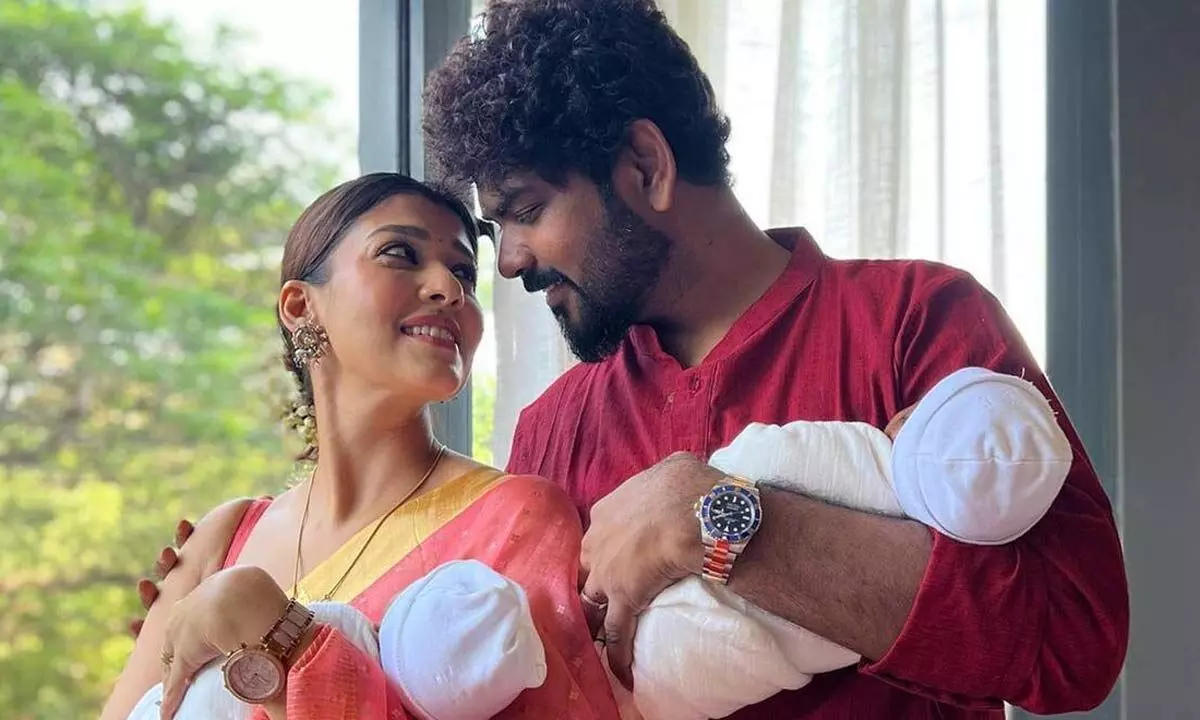 Nayanthara And Vignesh Shivan Introduce Their Little Twins To The World