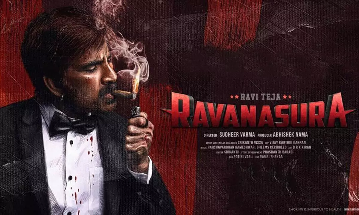 Ravi Teja and Sushant’s Ravanasura movie will hit the theatres on 7th April, 2023!
