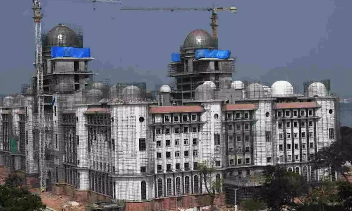 CM KCR will use East gate of new Secretariat building