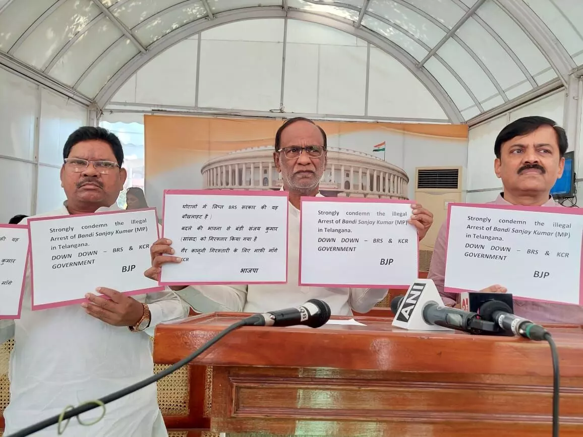 Leakage and Package government stifling dissent in Telangana- BJP MP Dr. K Laxman