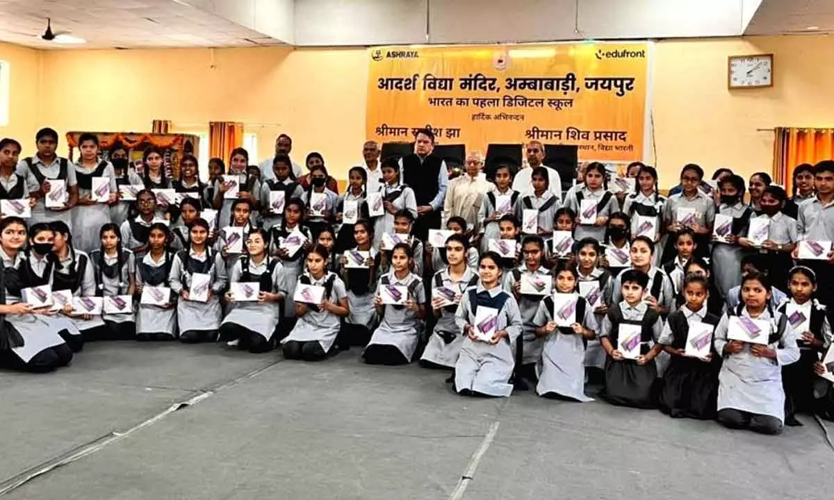 First in India: This school becomes fully digitised by going bagless
