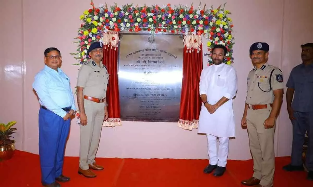 Union Minister Kishan Reddy inaugurates 112 new residential quarters at SVPNPA