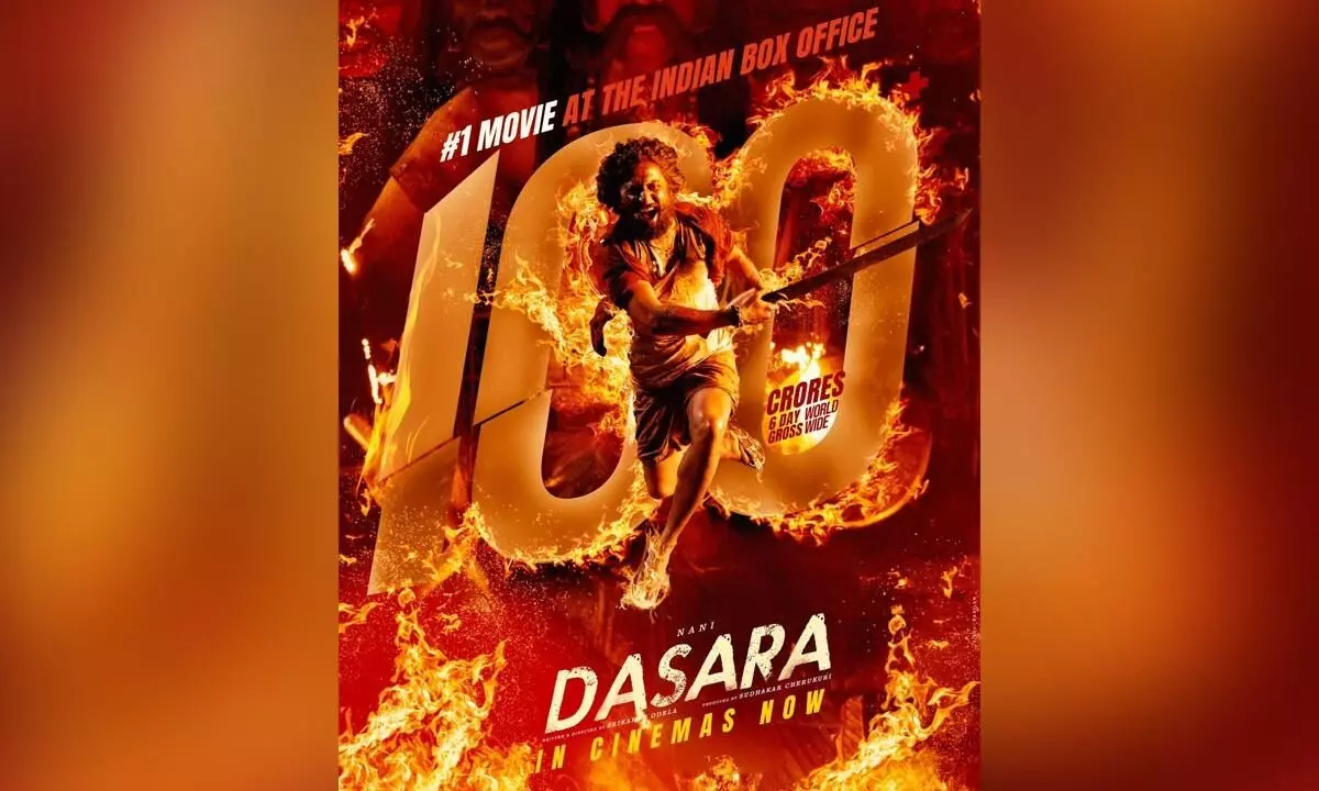 Nanis Film Crosses ₹100 Cr Worldwide on Day 7 of Dasara Box Office