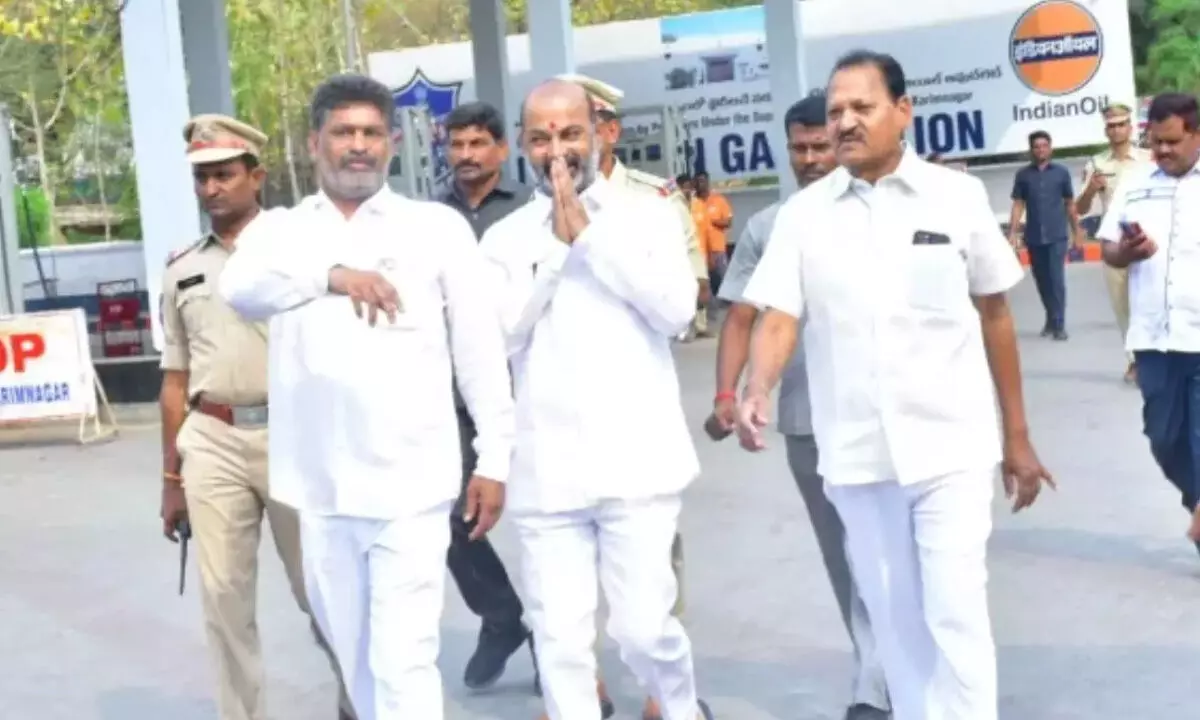 Telangana: Bandi Sanjay released from Karimnagar jail, slams BRS govt.