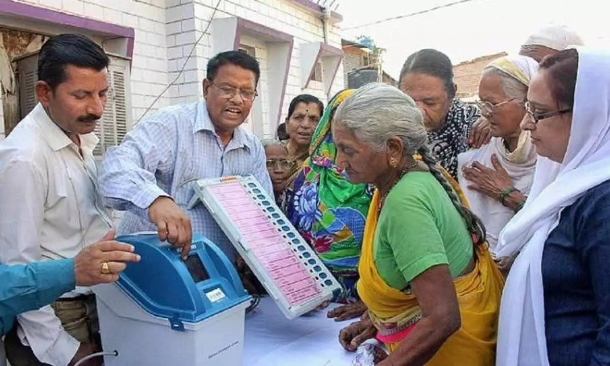 One lakh voters would exercise franchise at home in Mysuru district