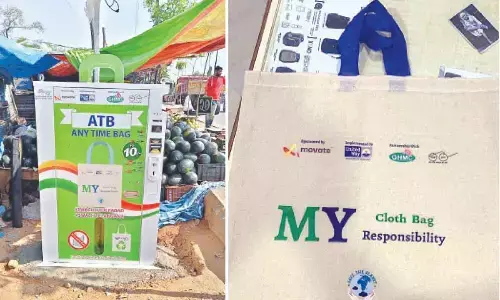 Hyderabad: Novel step to reduce use of plastic bags