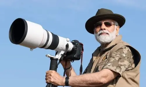 PM Modis wildlife safari for Tiger Projects Golden Jubilee