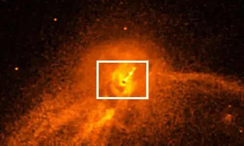 Photo of the black hole announced