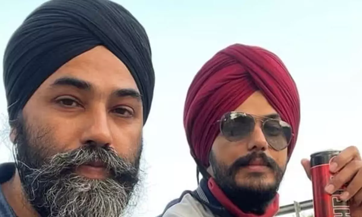 Papalpreet Singh (left) was with Amritpal Singh as they fled the police dragnet on March 18.
